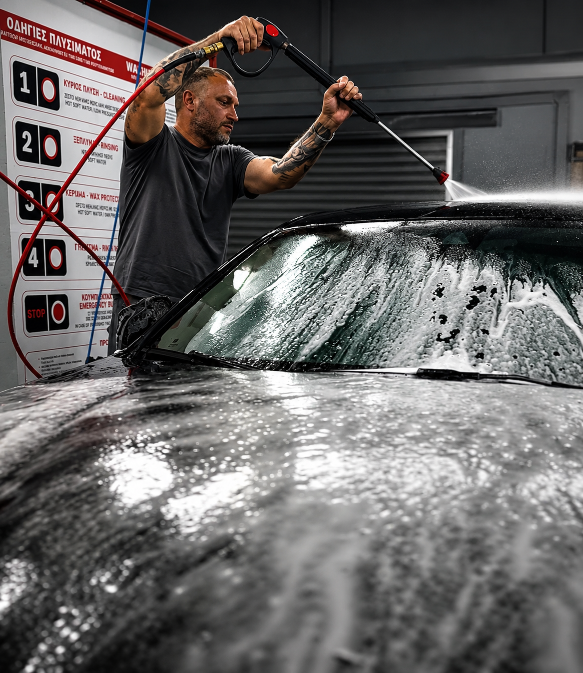 How to Wash Your Car for Just €1.50.